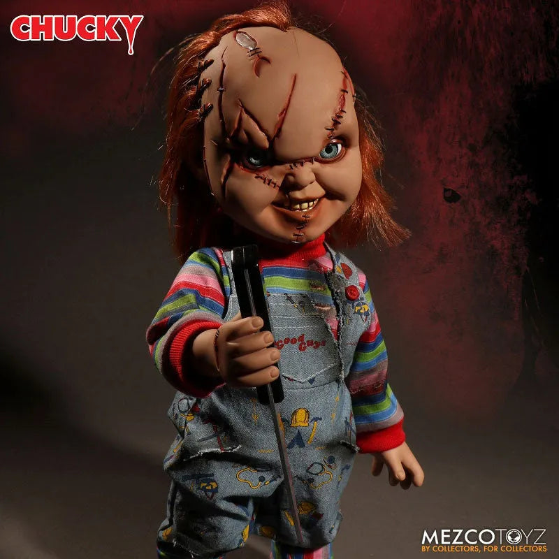 Child's Play / Chucky 15 Inch Talking Mega Scale Figureㅤ – Mezco – ActionFigureBrasil