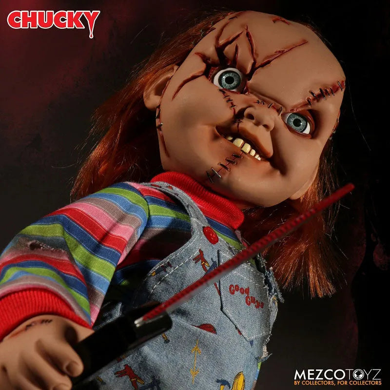 Child's Play / Chucky 15 Inch Talking Mega Scale Figureㅤ – Mezco – ActionFigureBrasil