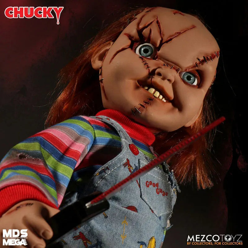 Child's Play/ Chucky 15 Inch Talking Mega Scale Figureㅤ – Mezco – ActionFigureBrasil