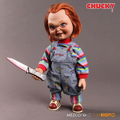 Child's Play - Good Guy Chucky 15 Inch Talking Figureㅤ – Mezco – ActionFigureBrasil