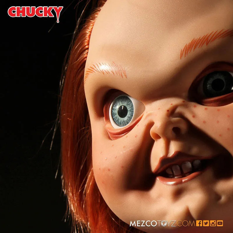 Child's Play - Good Guy Chucky 15 Inch Talking Figureㅤ – Mezco – ActionFigureBrasil