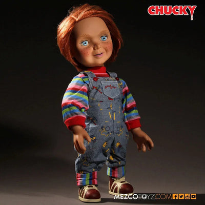 Child's Play / Good Guys Chucky 15 Inch Talking Figureㅤ – Mezco – ActionFigureBrasil — ângulo diferente