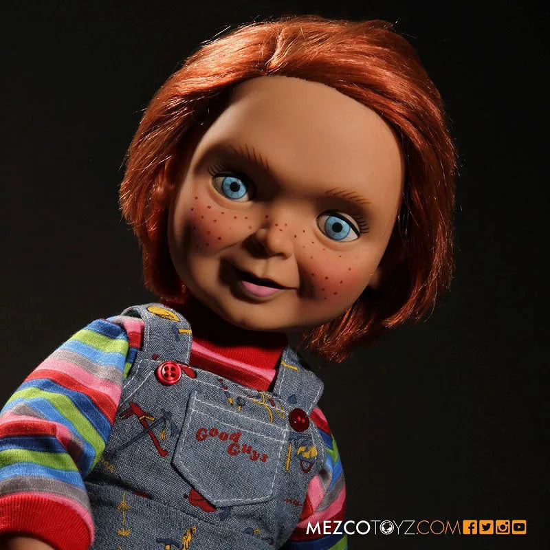 Child's Play / Good Guys Chucky 15 Inch Talking Figureㅤ – Mezco – ActionFigureBrasil