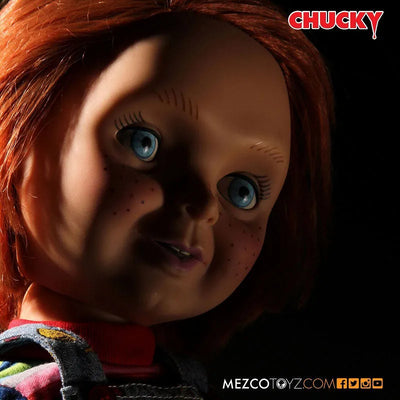 Child's Play / Good Guys Chucky 15 Inch Talking Figureㅤ – Mezco – ActionFigureBrasil — iluminação de estúdio