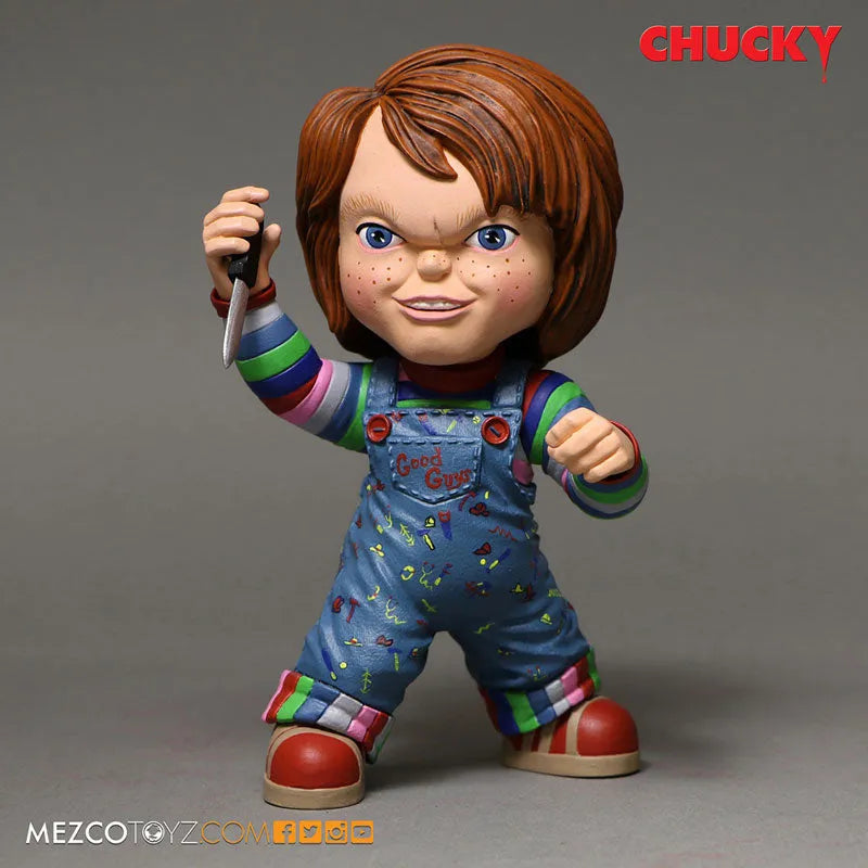 Child's Play Stylized Roto Figure Good Guy Chuckyㅤ – Mezco – ActionFigureBrasil