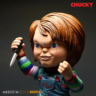 Child's Play Stylized Roto Figure Good Guy Chuckyㅤ – Mezco – ActionFigureBrasil — acessórios