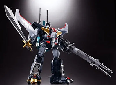 Choujuu Kishin Dancouga - Big Moth - Dancouga - Eagle Fighter - Land Cougar - Land Tiger - Soul of Chogokin GX-13R - Renewal Version (Bandai)ㅤ – Bandai – ActionFigureBrasil — ângulo diferente