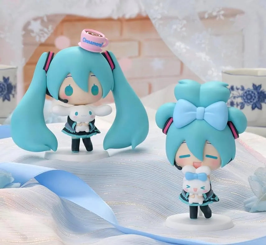 Cinnamoroll - Vocaloid - Hatsune Miku - Hatsune Miku x Cinnamoroll Mini Figures - Set of 2 Figures (SEGA)ㅤ – SEGA – ActionFigureBrasil