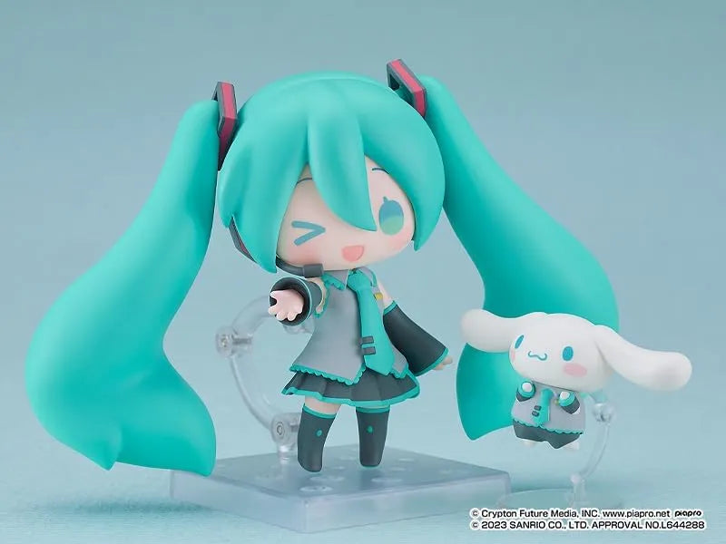 Cinnamoroll - Vocaloid - Hatsune Miku - Hatsune Miku x Cinnamoroll - Nendoroid #2306 - Cinnamoroll Collaboration Ver. (Good Smile Company)ㅤ – Good Smile Company – ActionFigureBrasil