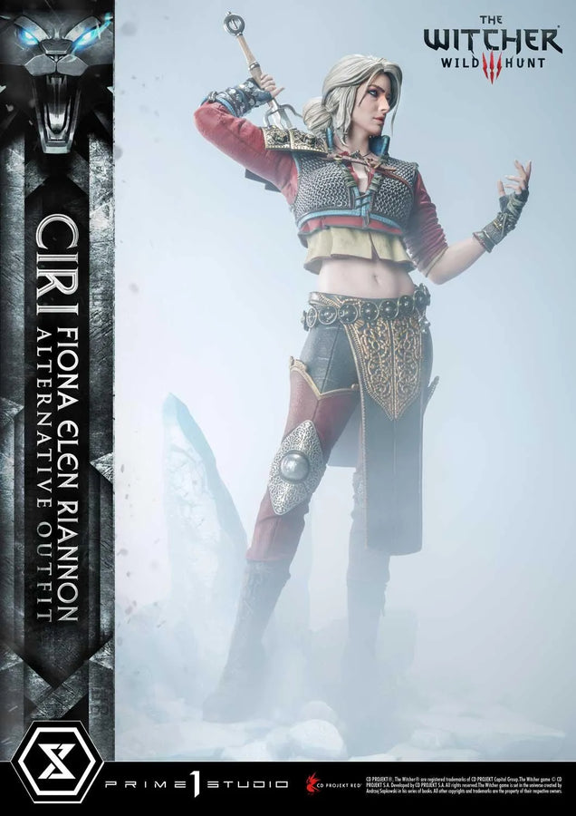 Ciri Fiona Elen Riannon (Alternative Outfit Edition) The Witcher 3: Wild Hunt – Prime1Studio – ActionFigure Brasil
