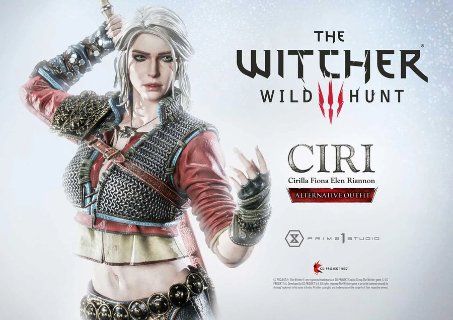 Ciri Fiona Elen Riannon (Alternative Outfit Edition) The Witcher 3: Wild Hunt – Prime1Studio – ActionFigure Brasil