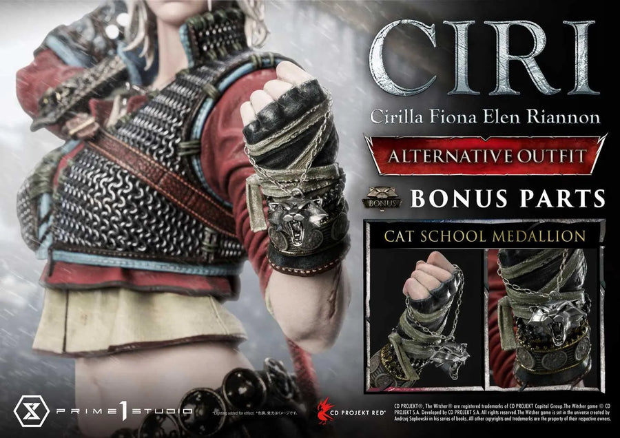 Ciri Fiona Elen Riannon (Deluxe Bonus Version) The Witcher 3: Wild Hunt – Prime1Studio – ActionFigure Brasil
