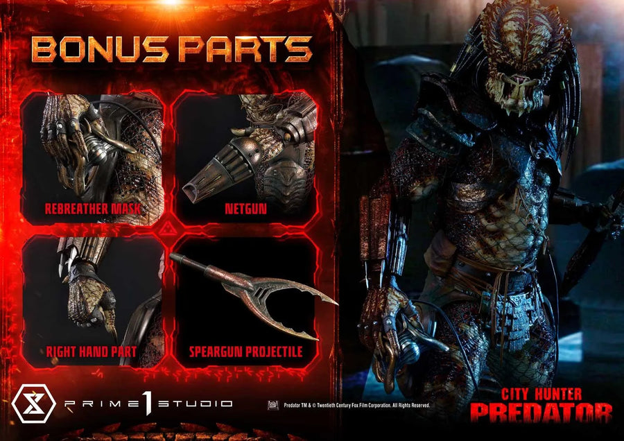 City Hunter Predator (Deluxe Bonus Version) Predator 2 (Film) – Prime1Studio – ActionFigure Brasil