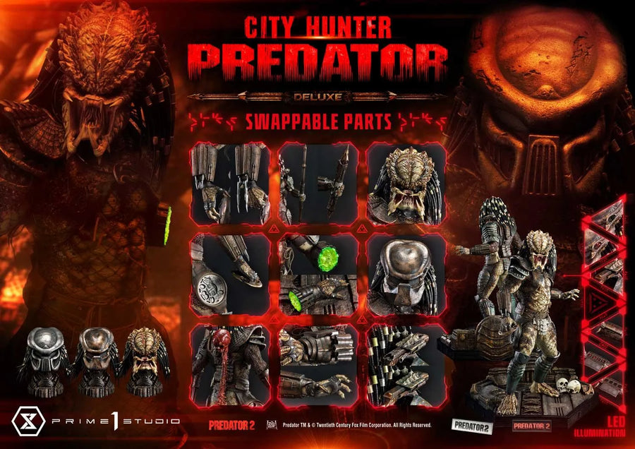 City Hunter Predator (Deluxe Bonus Version) Predator 2 (Film) – Prime1Studio – ActionFigure Brasil