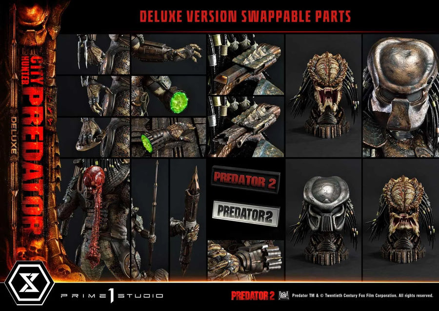 City Hunter Predator (Deluxe Bonus Version) Predator 2 (Film) – Prime1Studio – ActionFigure Brasil