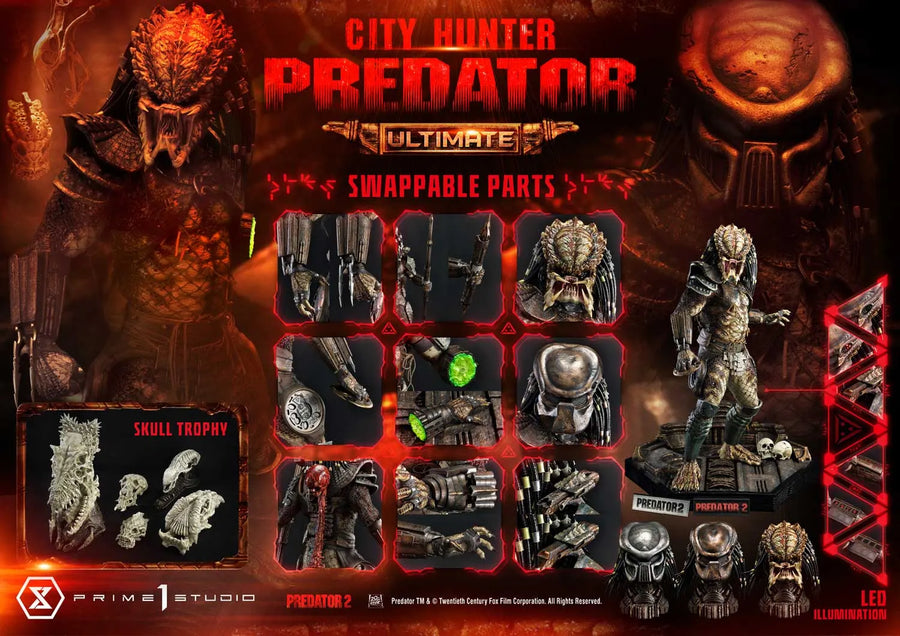 City Hunter Predator (Ultimate Version) Predator 2 (Film) – Prime1Studio – ActionFigure Brasil