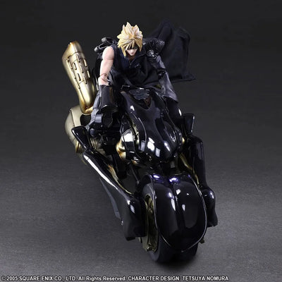 Cloud Strife & Fenrir – Square Enix – ActionFigure Brasil — close