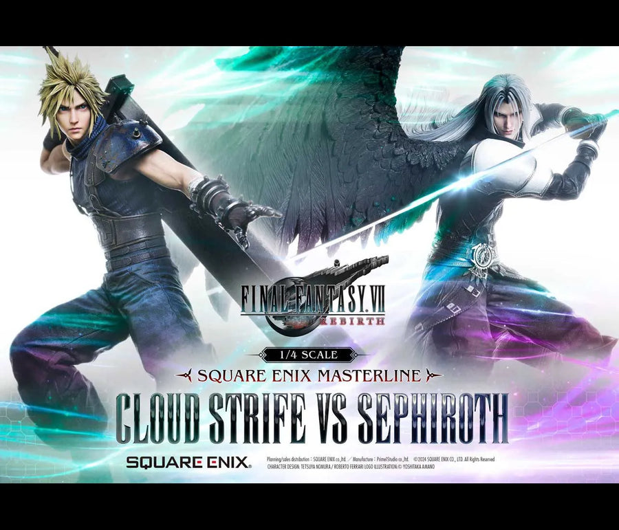 Cloud Strife vs. Sephiroth Set (Cloud Strife vs Sephiroth Set) – Square Enix – ActionFigure Brasil