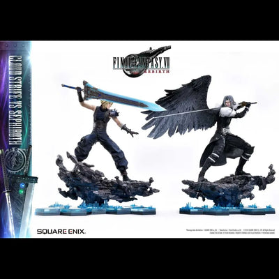 Cloud Strife vs. Sephiroth Set (Cloud Strife vs Sephiroth Set) – Square Enix – ActionFigure Brasil — acessórios