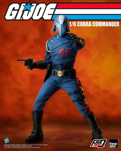 Cobra Commander – Threezero – ActionFigure Brasil — com base expositora