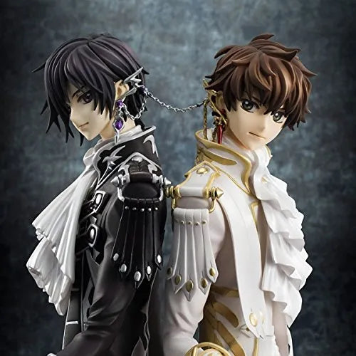 Code Geass - Hangyaku no Lelouch R2 - Kururugi Suzaku - Lelouch Lamperouge - G.E.M. - 1/8 (MegaHouse)ㅤ – MegaHouse – ActionFigureBrasil
