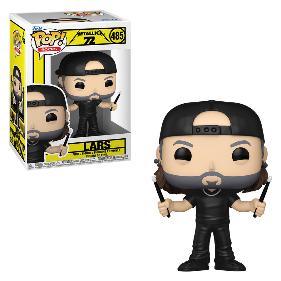 FUNKO POP ROCKS METALLICA 72 - LARS 485 BRINDE