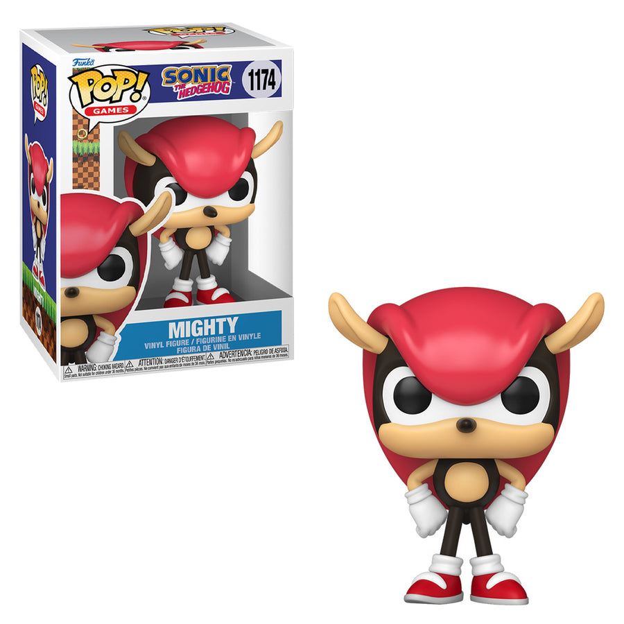 FUNKO POP GAMES SONIC THE HEDGEHOG - MIGHTY 1174 BRINDE