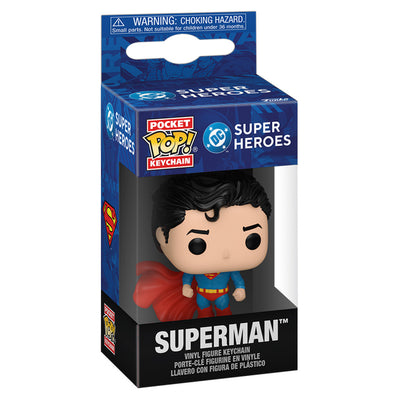 CHAVEIRO FUNKO POP KEYCHAIN DC HEROES - CLASSIC SUPERMAN (86376)