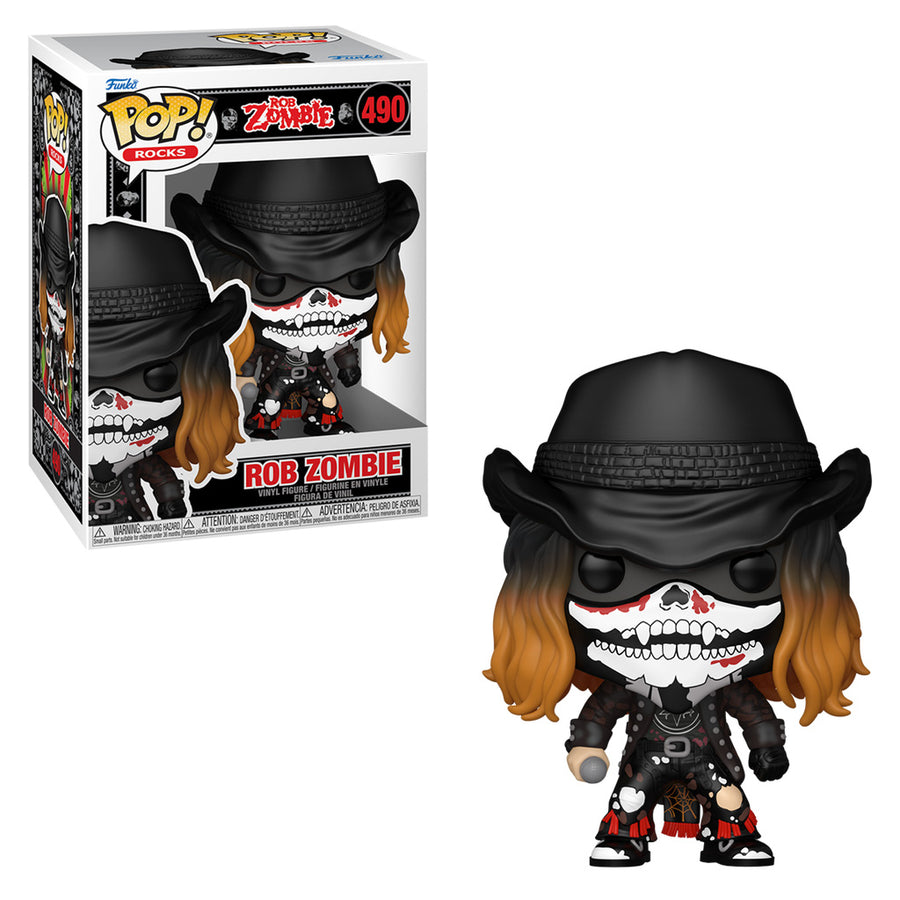 FUNKO POP ROCKS ROB ZOMBIE 490 BRINDE
