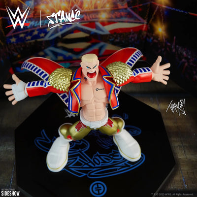 Cody Rhodes - LIMITED EDITION – Stancé Designer Art Toys – ActionFigure Brasil — com base expositora