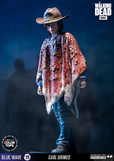 Color Tops Blue Wave - The Walking Dead: Carl Grimes 7 Inch Action Figureㅤ – McFarlane Toys – ActionFigureBrasil