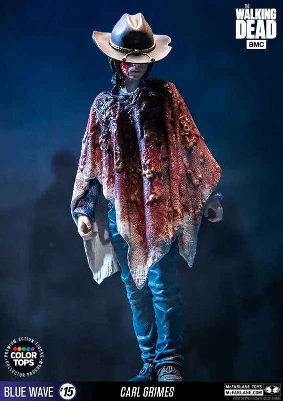 Color Tops Blue Wave - The Walking Dead: Carl Grimes 7 Inch Action Figureㅤ – McFarlane Toys – ActionFigureBrasil