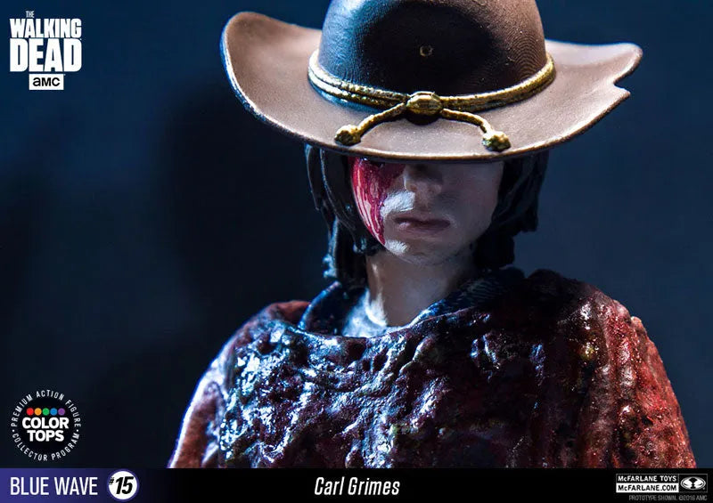 Color Tops Blue Wave - The Walking Dead: Carl Grimes 7 Inch Action Figureㅤ – McFarlane Toys – ActionFigureBrasil