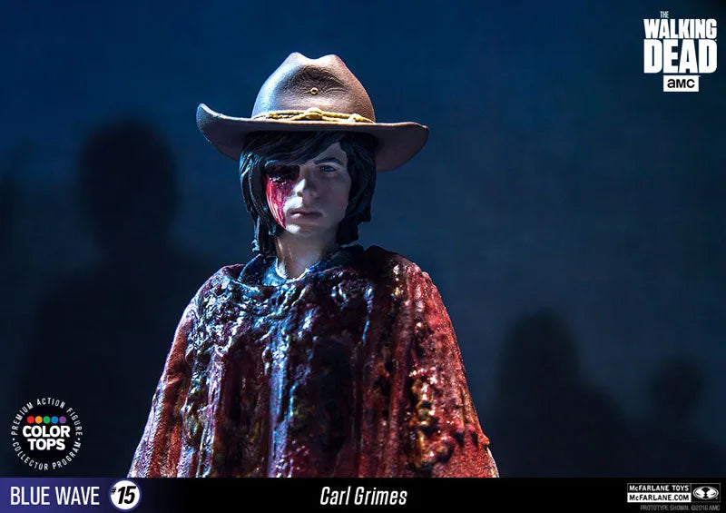 Color Tops Blue Wave - The Walking Dead: Carl Grimes 7 Inch Action Figureㅤ – McFarlane Toys – ActionFigureBrasil