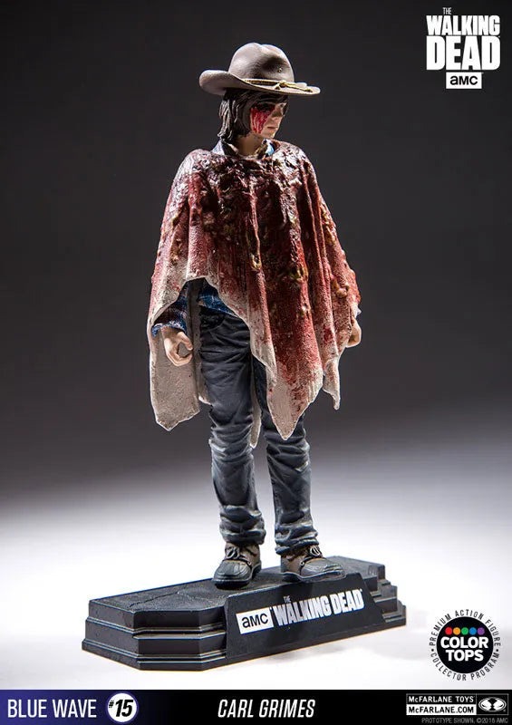 Color Tops Blue Wave - The Walking Dead: Carl Grimes 7 Inch Action Figureㅤ – McFarlane Toys – ActionFigureBrasil