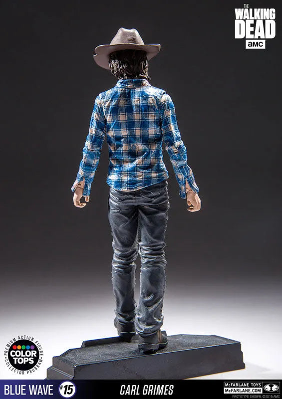 Color Tops Blue Wave - The Walking Dead: Carl Grimes 7 Inch Action Figureㅤ – McFarlane Toys – ActionFigureBrasil