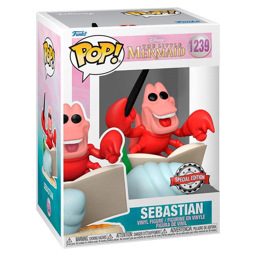 COMBO FUNKO POP DISNEY ARIEL BLUE 563 & SEBASTIAN 1239