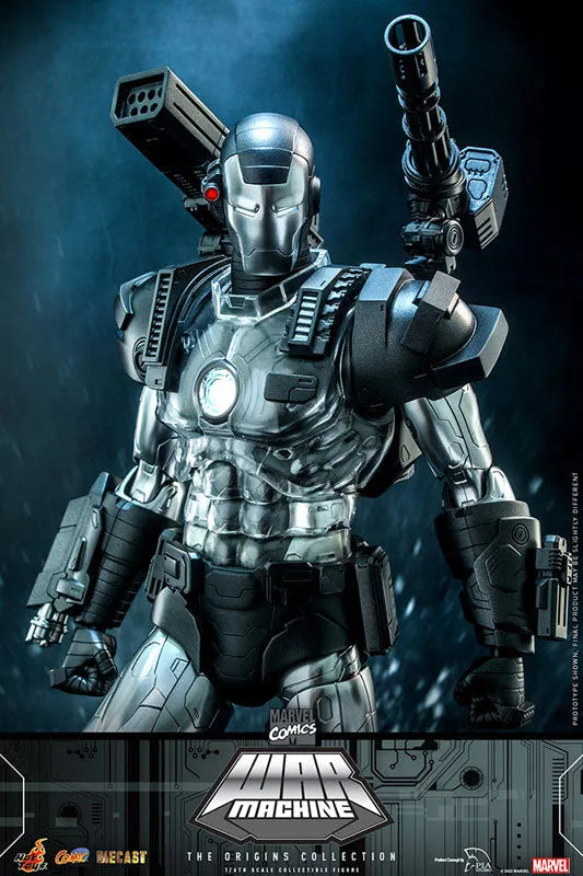 Comic Masterpiece DIECAST Marvel Comics Origins Collection War Machineㅤ – Hot Toys – ActionFigureBrasil