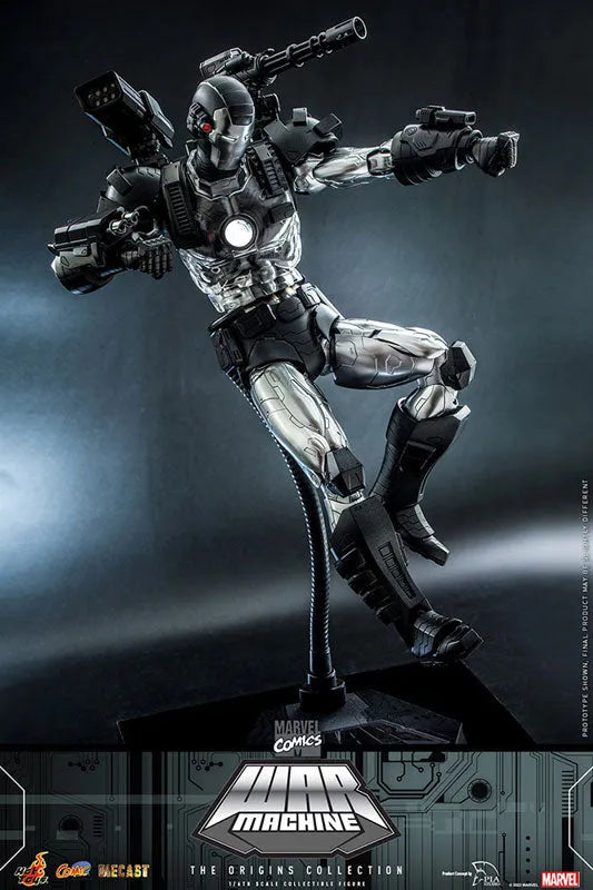 Comic Masterpiece DIECAST Marvel Comics Origins Collection War Machineㅤ – Hot Toys – ActionFigureBrasil