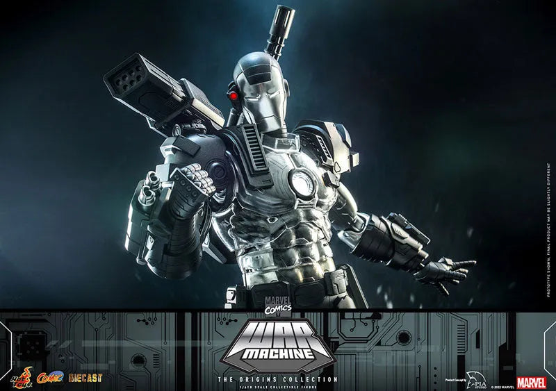 Comic Masterpiece DIECAST Marvel Comics Origins Collection War Machineㅤ – Hot Toys – ActionFigureBrasil