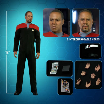 Commander Benjamin Sisko – EXO-6 – ActionFigure Brasil — close
