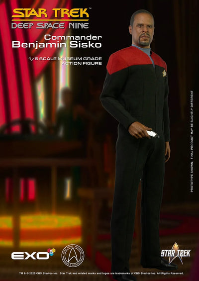 Commander Benjamin Sisko – EXO-6 – ActionFigure Brasil — iluminação de estúdio