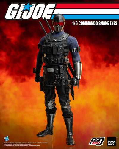 Commando Snake Eyes – Threezero – ActionFigure Brasil — iluminação de estúdio