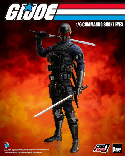 Commando Snake Eyes – Threezero – ActionFigure Brasil — acessórios