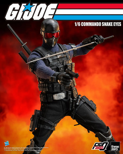 Commando Snake Eyes – Threezero – ActionFigure Brasil — com base expositora