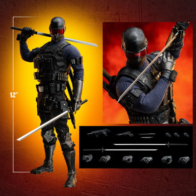 Commando Snake Eyes – Threezero – ActionFigure Brasil — acessórios