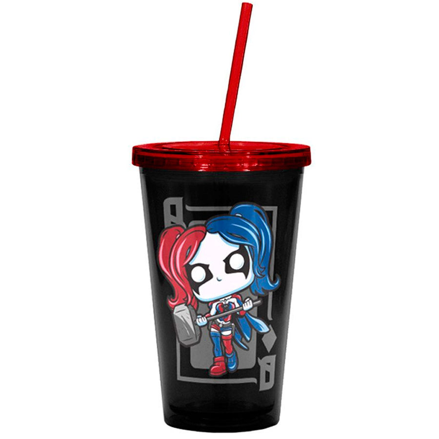 COPO FUNKO ACRYLIC WATER CUP - HARLEY QUINN BRINDE