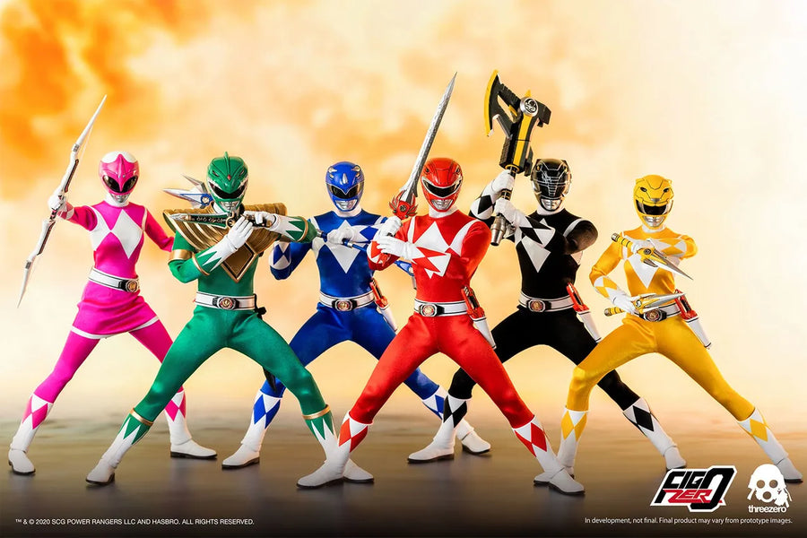 Core Rangers + Green Ranger Six Pack – Threezero – ActionFigure Brasil