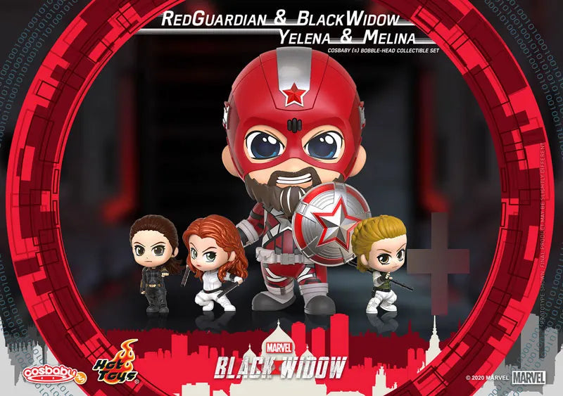 CosBaby Black Widow [Size S] Red Guardian & Black Widow & Yelena & Melina (4 Figures Set)ㅤ – Hot Toys – ActionFigureBrasil