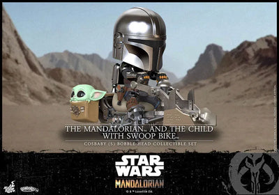 CosBaby "Mandalorian" [Size S] Mandalorian & The Child & Swoop Bikeㅤ – Hot Toys – ActionFigureBrasil